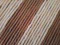 A close-up image of tightly woven yarns in diagonal rows, Royalty Free Stock Photo
