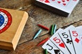 Winning Cribbage Hand Royalty Free Stock Photo