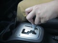 Automatic Car Gear Shift Transmission Royalty Free Stock Photo