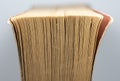 Worn book pages