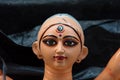 Incomplete face of Hindu Goddess Durga