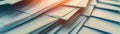 A close up of index cards fanned out to display the methodical organization of thoughts and study notes