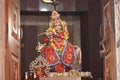 Close-up of Indian home tample during the birthday celebration of Lord Krishna ( Janmashtami