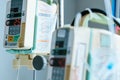 Infusion pump in hospital Royalty Free Stock Photo