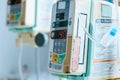 Infusion pump in hospital Royalty Free Stock Photo