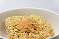 Close up instant noodle soup Royalty Free Stock Photo