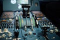 Instrument panel of aircraft Royalty Free Stock Photo