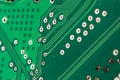 Close up on a integrated circuit technology concept Royalty Free Stock Photo