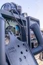 A close-up of the internal dashboard panel of a small aircraft Royalty Free Stock Photo