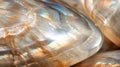 Iridescent Smooth Polished Moonstone Surface Close-Up for Natural Crystal Design