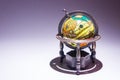 An ancient world globe Royalty Free Stock Photo