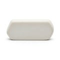 Close up Isolated Plain White Rubber Eraser Rectangular Shape Tool Royalty Free Stock Photo