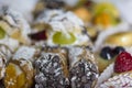 Close up of italian pastries