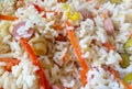 Close up of italian rice salad Royalty Free Stock Photo