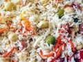 Close up of italian rice salad Royalty Free Stock Photo