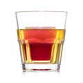 close-up Jager bull cocktail in glass Royalty Free Stock Photo