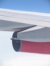 Close up of Jet Engine tail Royalty Free Stock Photo