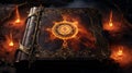 A Close-up Journey into an Intricate Spellbook