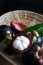 Close up Juicy Premium Quality Mangosteen