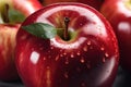 Close up of a juicy red apple Royalty Free Stock Photo