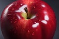 Close up of a juicy red apple Royalty Free Stock Photo