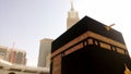 Close up Kaba in Mecca with low shot angle