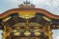 Close up of The karamon main gate to Ninomaru Palace at Nijo Castle in Kyoto Royalty Free Stock Photo