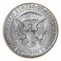 Close-up of a 1967 Kennedy Half Dollar Royalty Free Stock Photo