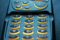 Close up on key pad of a phone Royalty Free Stock Photo