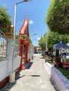 Khlong suan temple at Chachoengsao Thailand