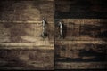 Close-up Kitchen cabinet doors, Vintage tone. Royalty Free Stock Photo