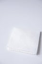 Close-up of kitchen paper towel  on a white background Royalty Free Stock Photo