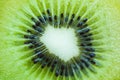 Close up of kiwi fruit texture slice kiwi background