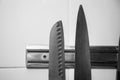 Close up knife blades Royalty Free Stock Photo