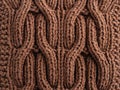Close-up of knitted cloth