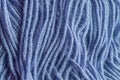 Close-up, knitting texture. The violet thread and knitting. Royalty Free Stock Photo