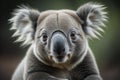 Close up of a Koala Bear looking at the camera, generative ai Royalty Free Stock Photo