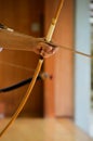 Close Up Of A Kyudo Bow Royalty Free Stock Photo