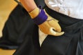 Close Up Of A Kyudo Glove