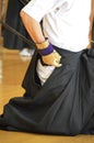 Close Up Of A Kyudo Practioner