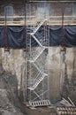 Close Up Of Ladder On A Construction Site