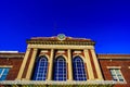 Close Up Lancaster Amtrak Train Station Royalty Free Stock Photo