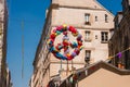 Colorful Peace Sign in Sunny Paris Street