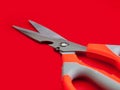 Close up Large dressmaking or tailoring scissors Royalty Free Stock Photo