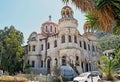 A close up of a large old Ruin House taken in Greece Royalty Free Stock Photo