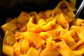 Italian Pappardelle, Bolognese, meat