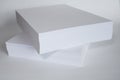 Stack of Clean White Office Paper Royalty Free Stock Photo