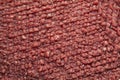 Close up of lean red raw ground meat. Good texture of fresh minced beef