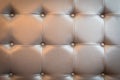 Brown leather texture couch as mock up and background usage Royalty Free Stock Photo