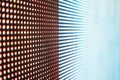 Close-up of an LED display panel Royalty Free Stock Photo